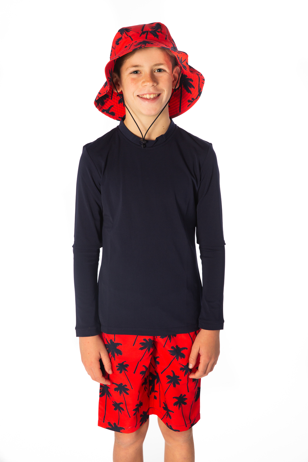 Boys Palm Boardies and Hat Bundle