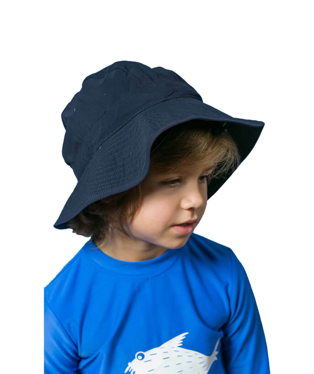Navy Swim Hat 