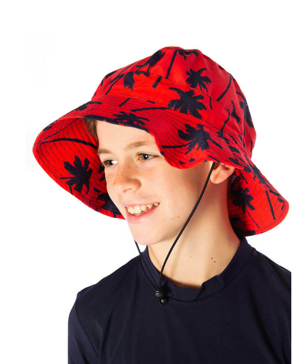 Red Palm Hat (NO SIZE M)