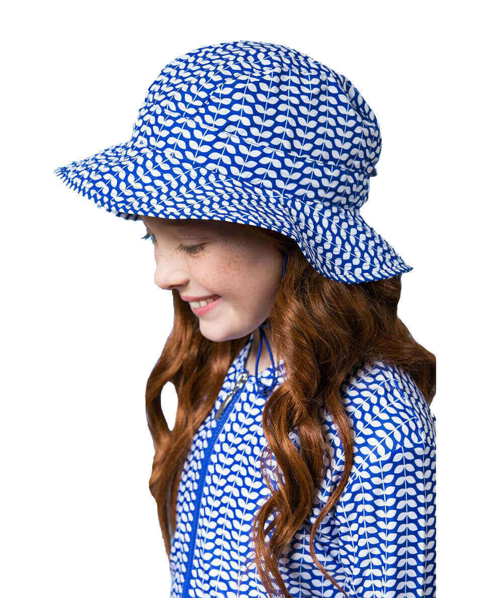 Blue Leaf Hat (XS ONLY)