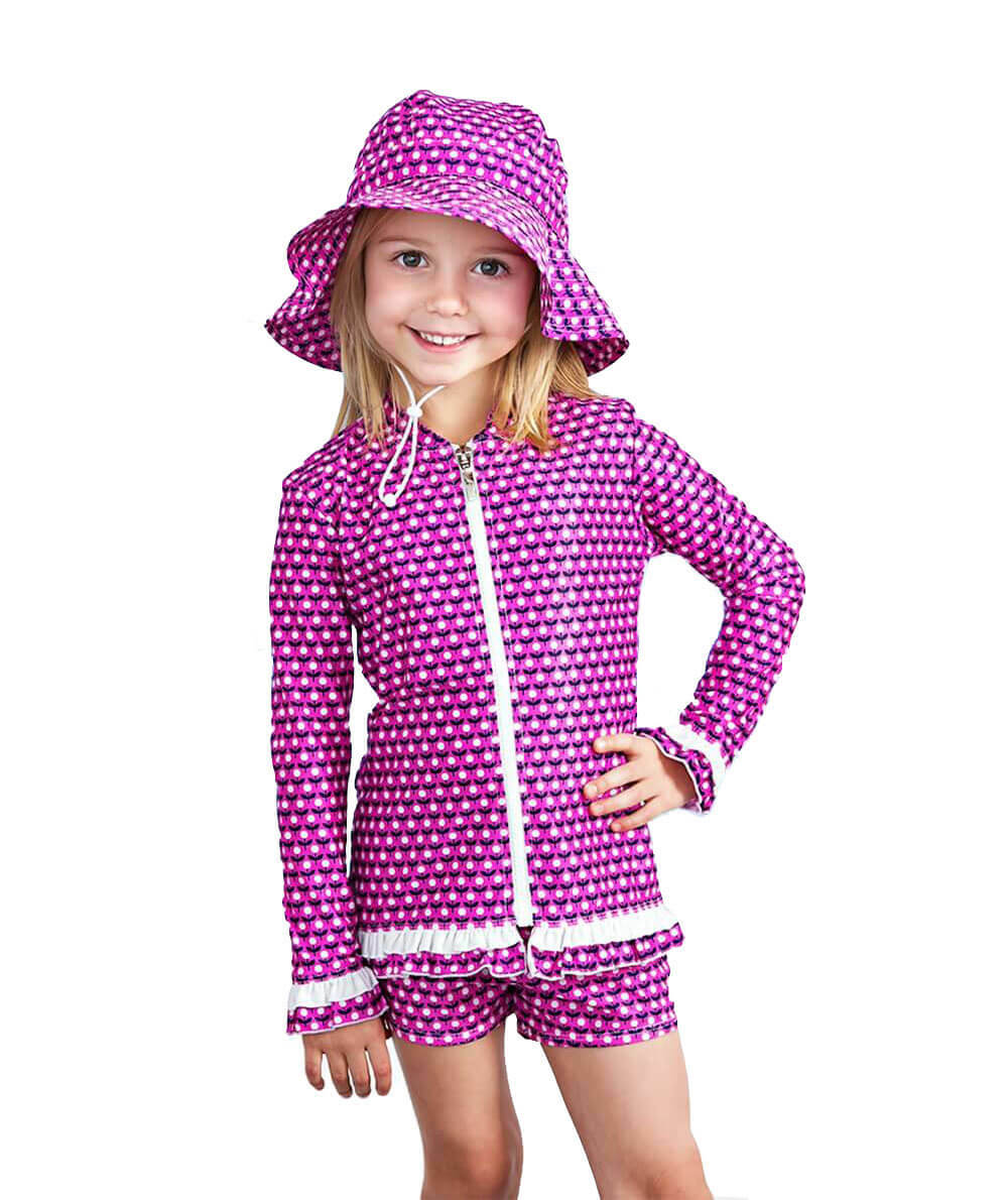 Pink Flower Hat XS