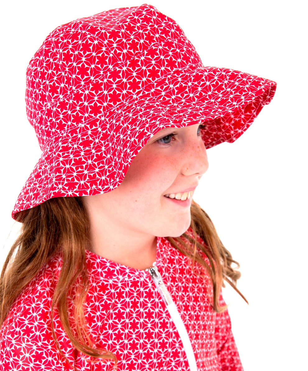 Pinwheel Red Hat | Kids Beach Hat | Pay With Afterpay