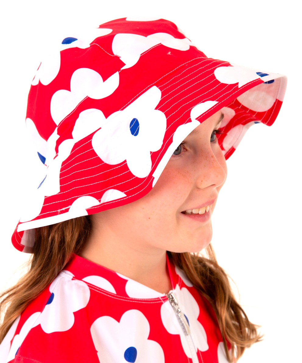 Red Flower Sun Hat