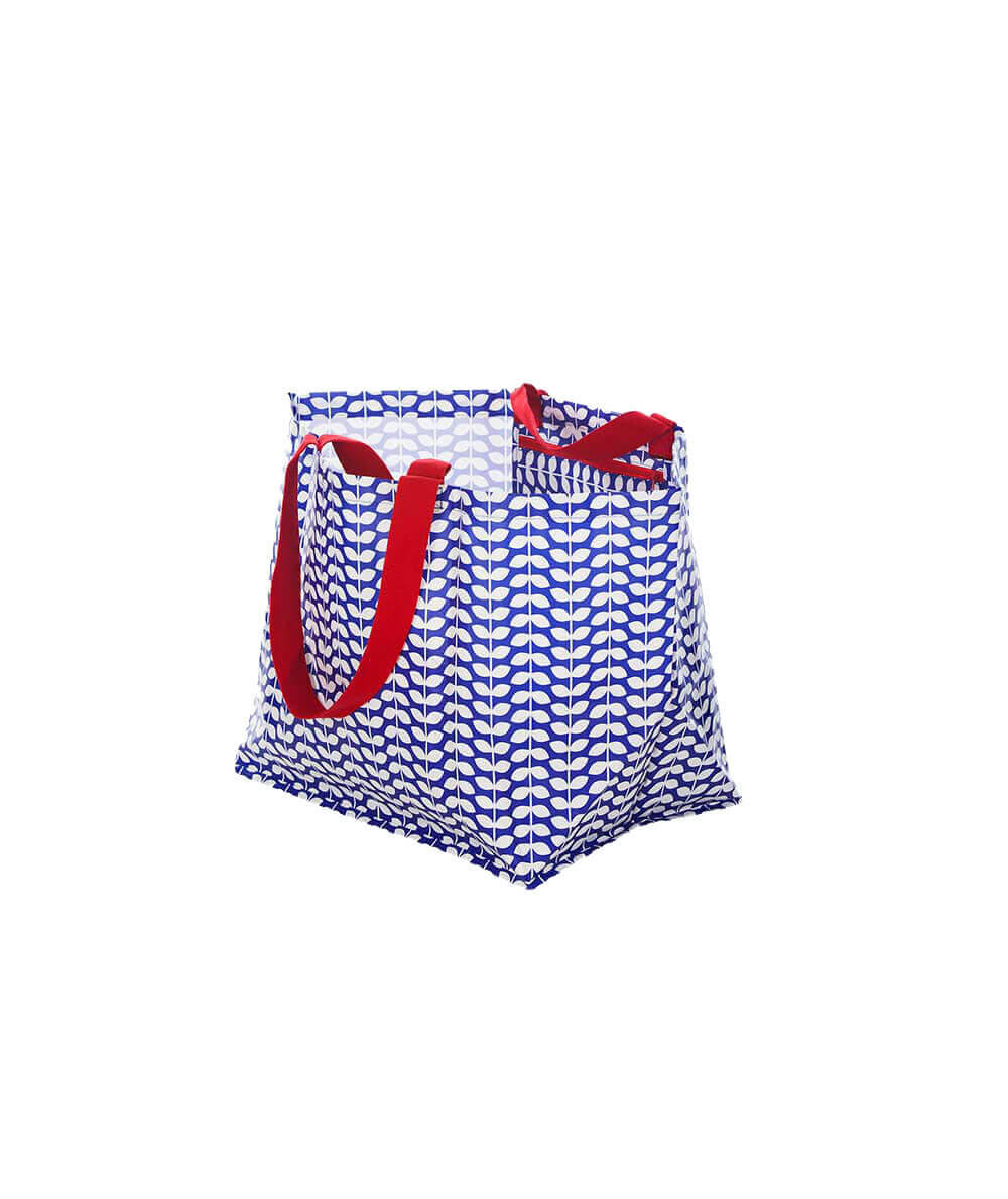 Beach Bag Blue Leaf