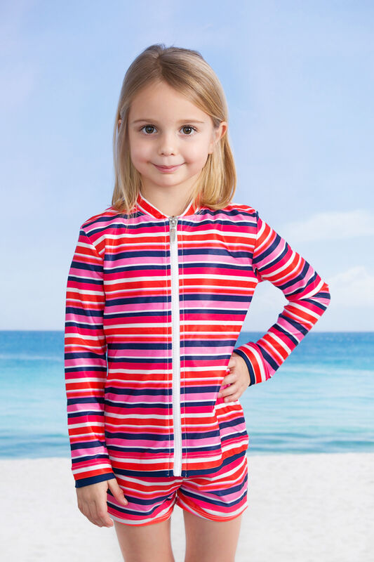 Girls Candy Stripe Swimwear Bundle