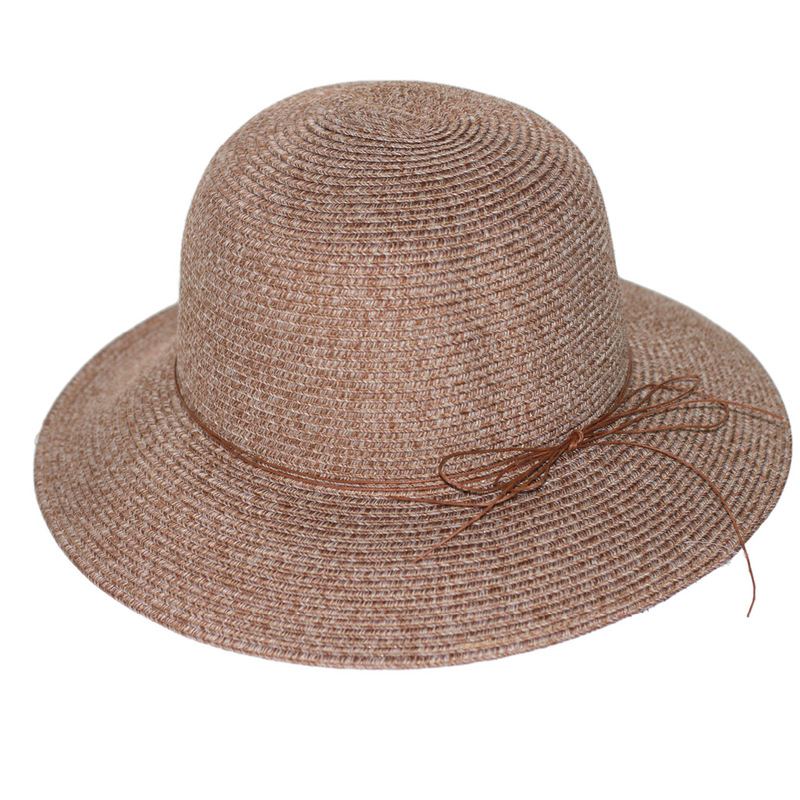 Ladies Lacy Bucket Caramel Hat (Cancer Council)
