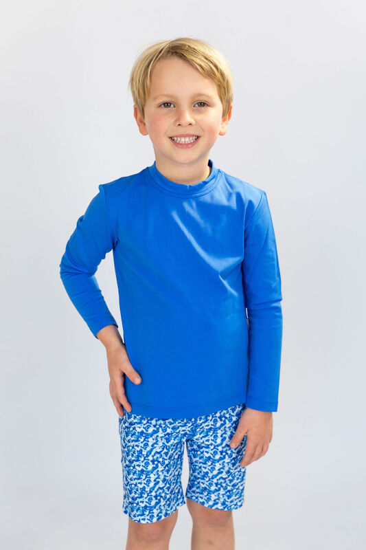 Long Sleeve Kids Sky Blue Rashie 