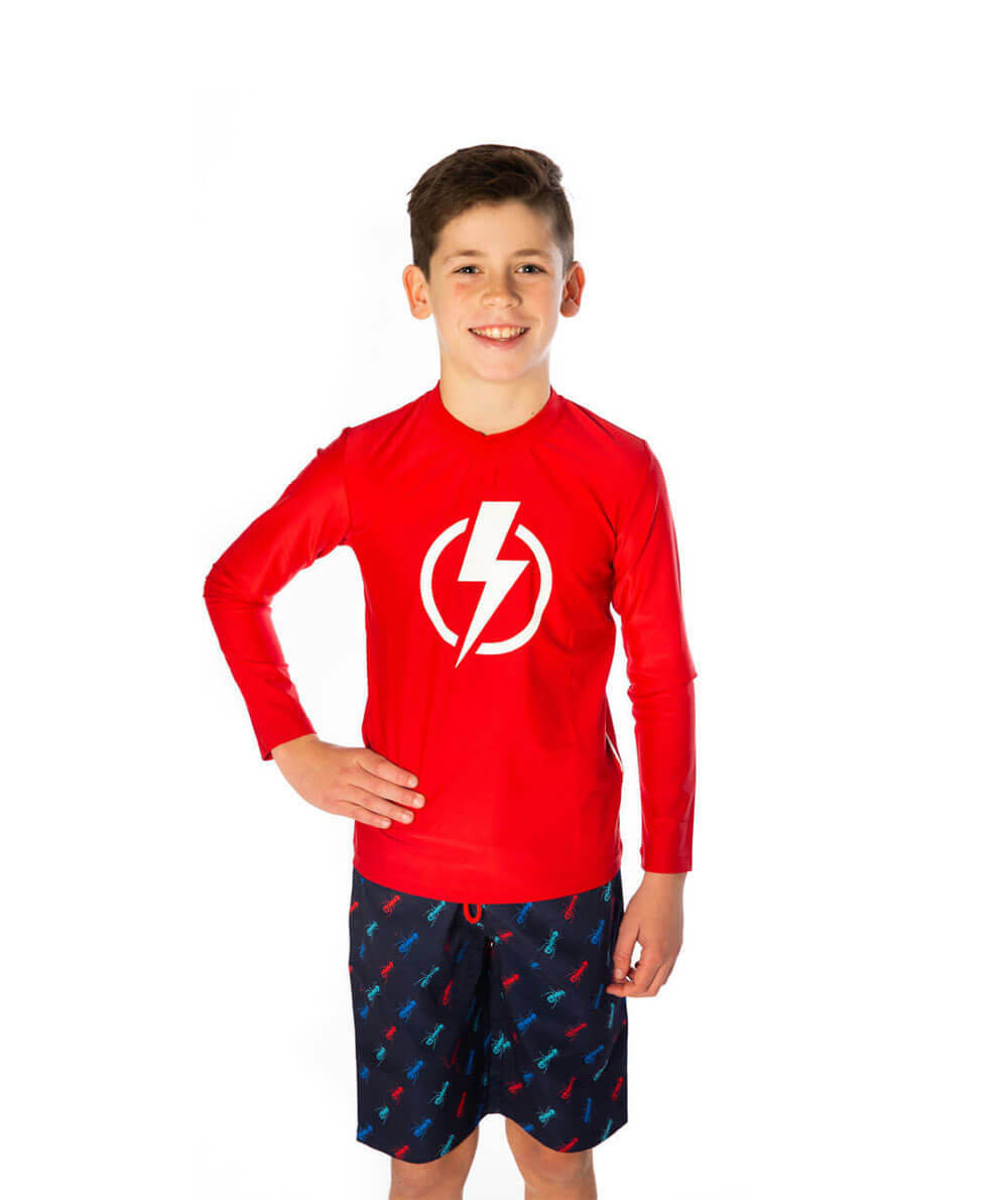 Lightning Bolt Rashie (SIZE 1 ONLY)