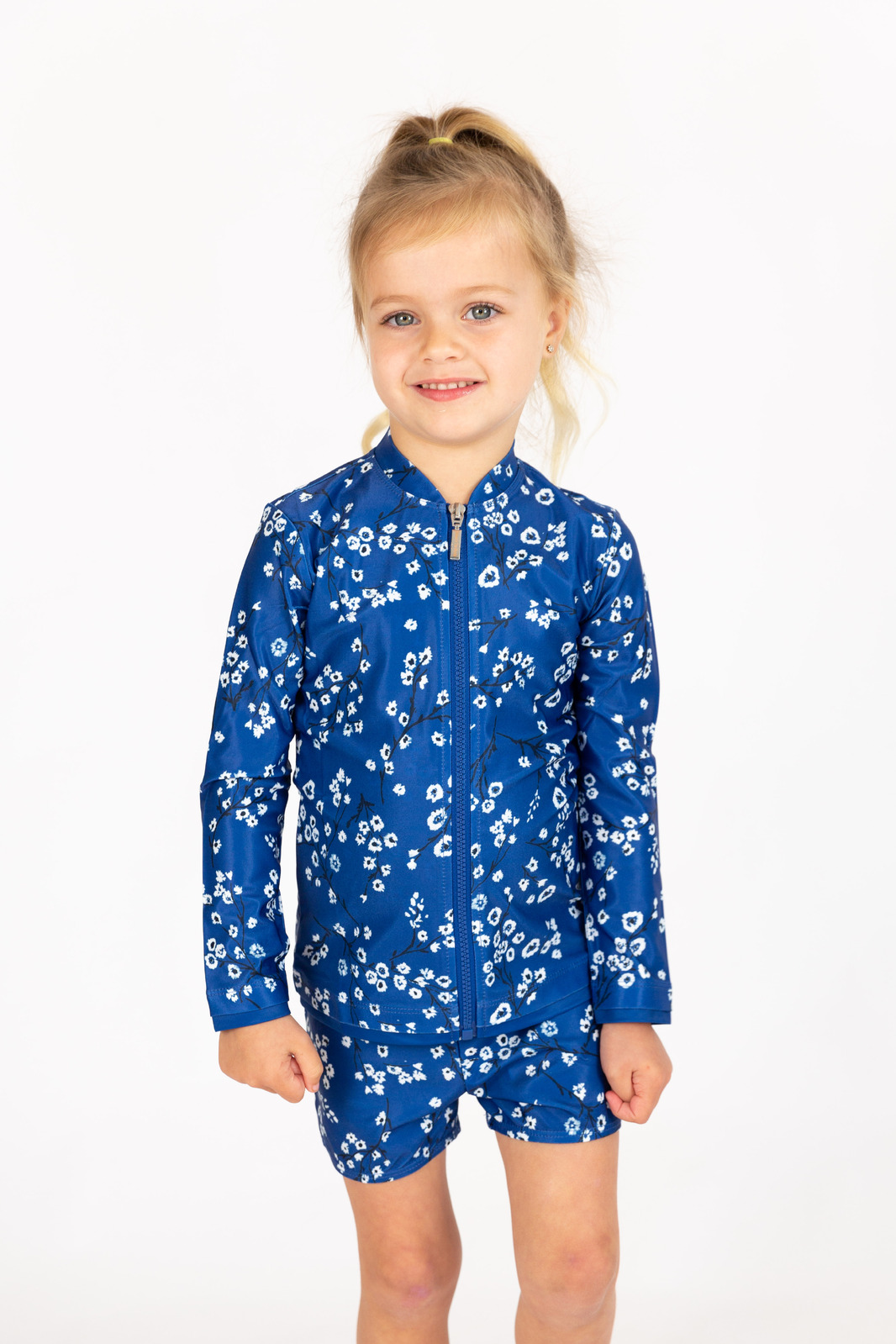 Girls Blooms Long Sleeve Rashie