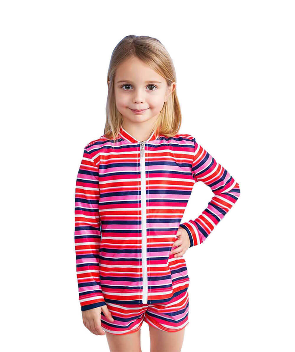 Candy Stripe Rashie SIZE 1 AND SIZE 2 ONLY
