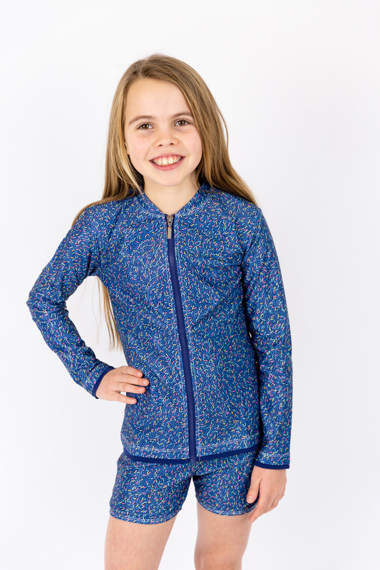 Girls Candy Sprinkles Long Sleeve Rashie SIZE 3-8