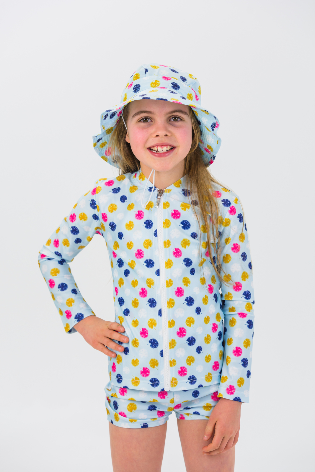 Girls Dandelion Long Sleeve Rashie (3,4,5,8,12)
