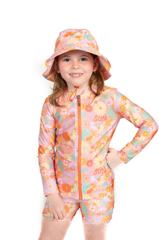 Girls Sunny Girl Long Sleeve Rashie