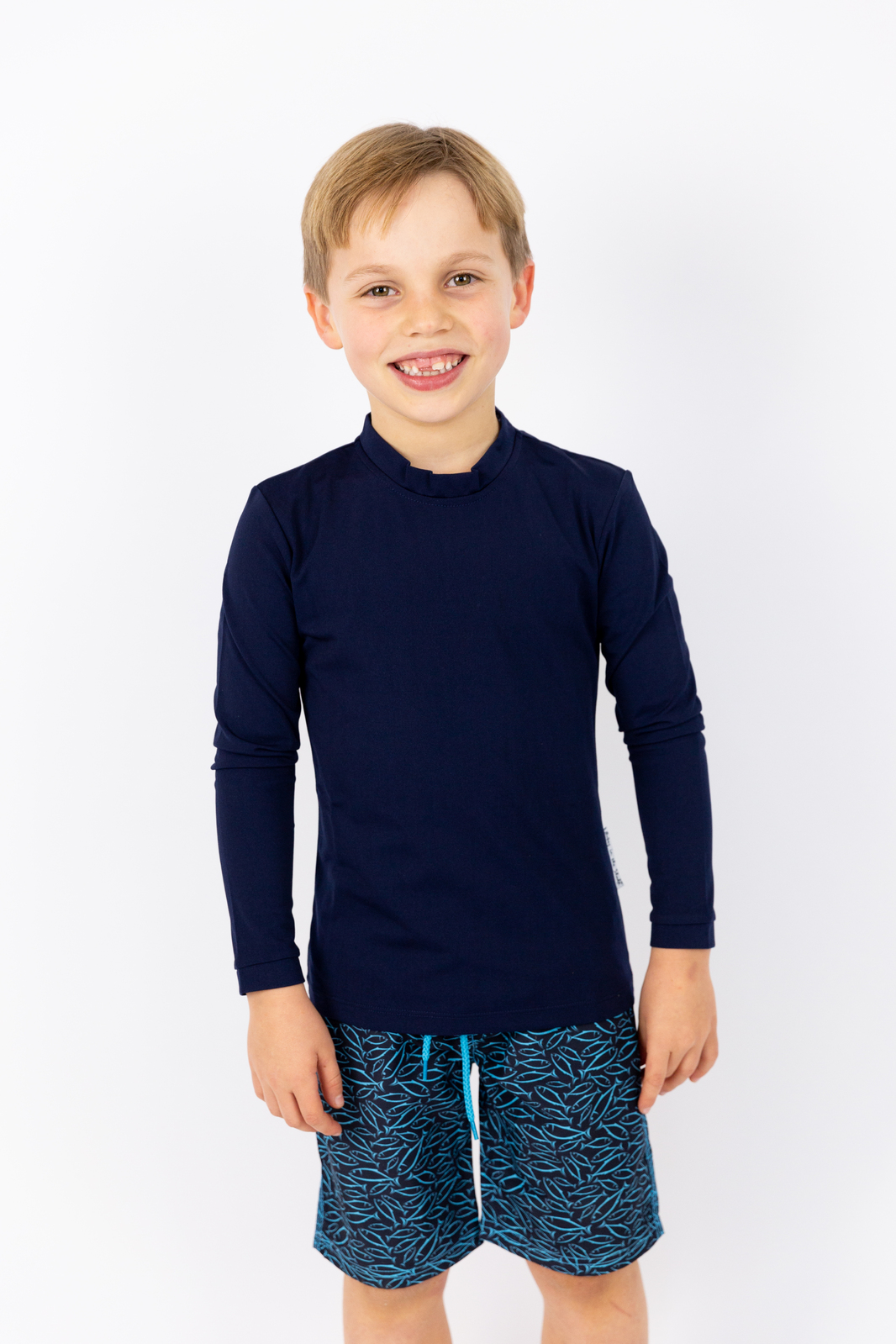 Boys Boardshorts BLUE FISH (SIZES 3,5)