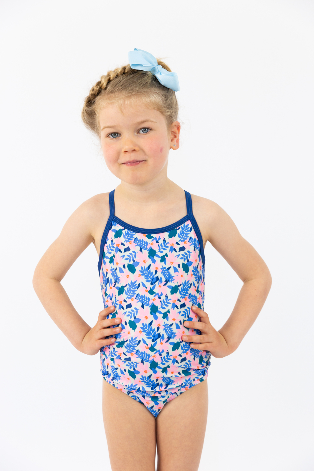 Girls Jasmine Bathers (Sizes 3,4,5,7,14)