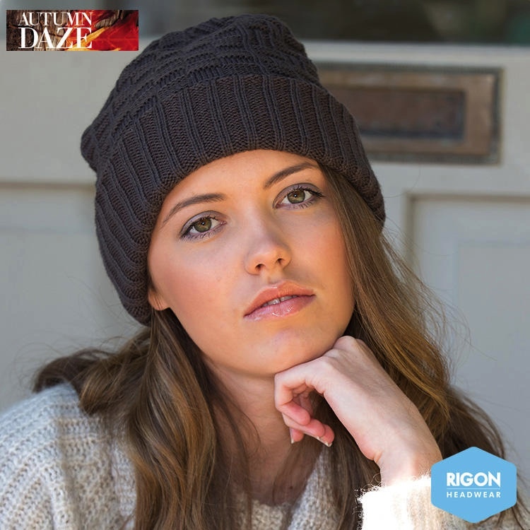 Ladies Basket Weave Beanie