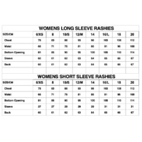 Ladies Short Sleeve Calypso Rashie (8,10)
    		