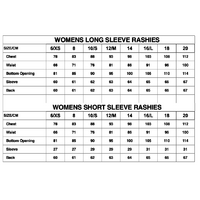 Ladies Short Sleeve Retro Blooms Rashie (8 ONLY)
    		