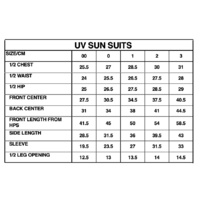 Sea Stripe UV Suit 
    		