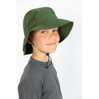 boy wearing the Khaki Swim Hat
    		