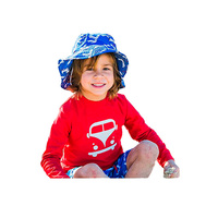 happy boy wearing the SEAGULLS HAT 
    		
