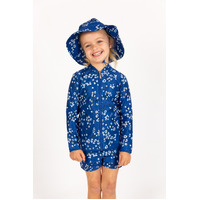 girl wearing the Girls Blooms Swimwear Bundle
    		