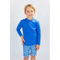 Long Sleeve Kids Sky Blue Rashie 
    		