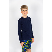 Long Sleeve Kids Classic Navy Rashie 
    		