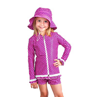 Pink Flower Rashie SIZE 1 AND 2 ONLY
    		