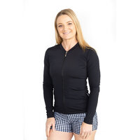 Ladies Long Sleeve Black PBT Rashie
    		
