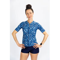 Ladies Short Sleeve Daphne Rashie  (8,10)
    		