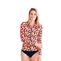 Ladies Geometric Rashie SIZE 6 ONLY
    		