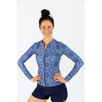 Ladies Long Sleeve Mandala Rashie (5 star) 
    		