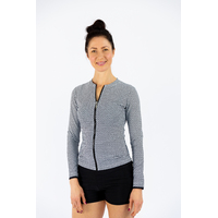 Ladies Long Sleeve Mamiko Black Rashie 
    		