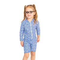 Girls Blue Daisy UV Suit
    		