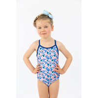 Girls Jasmine Bathers (Sizes 3,4,5,7,14)
    		
