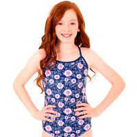 Girls Pink Daisy Bathers SIZES 3 TO 7
    		
