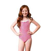 Retro Raspberry Bathers SIZES 3 TO 6
    		