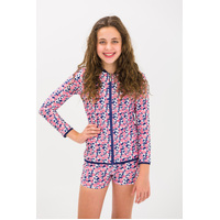 Girls Pom Pom Swim Trunks (SIZE 4 ONLY)
    		