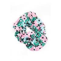 Green, pink and blue scrunchie
    		