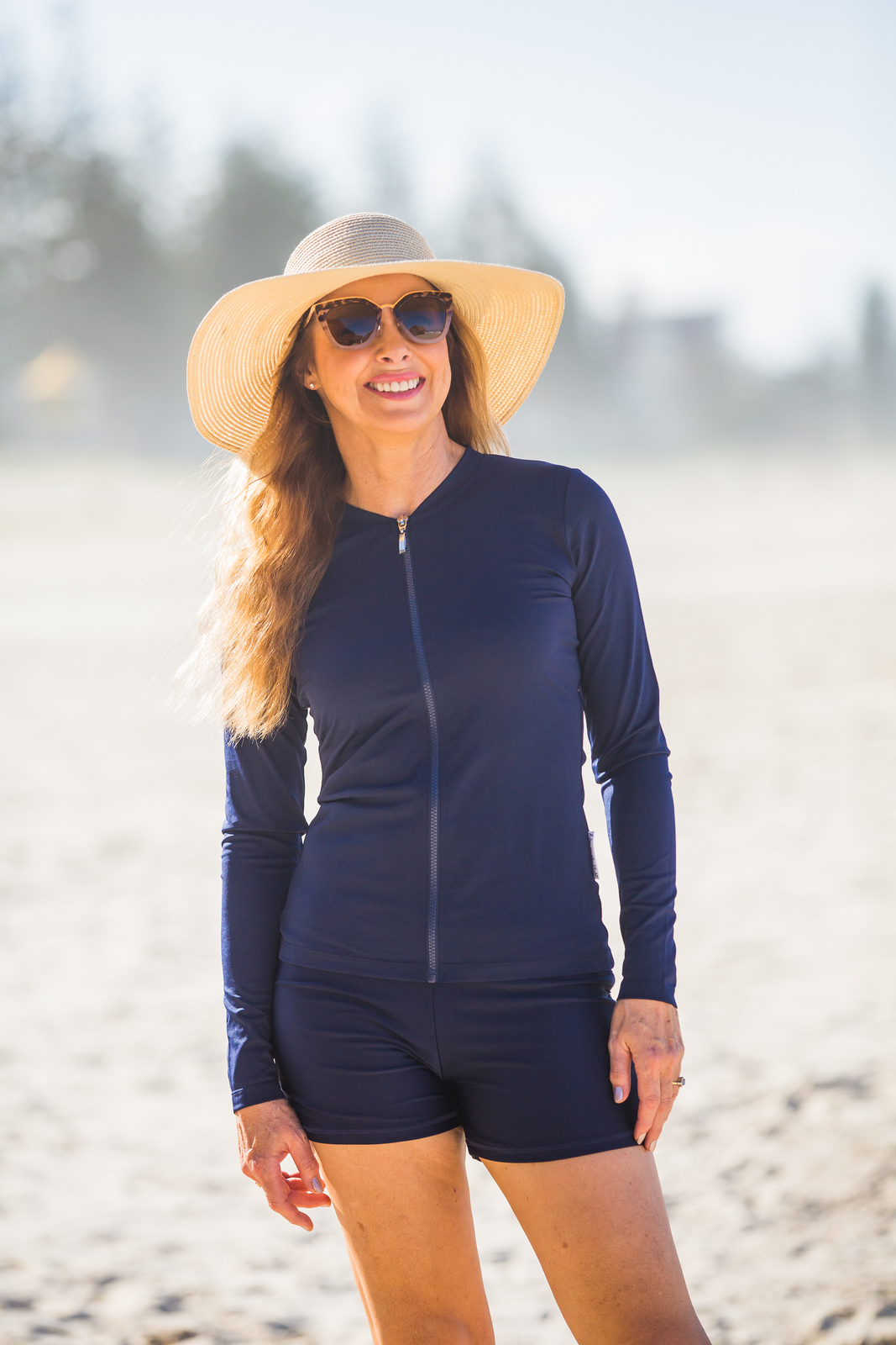 Ladies Classic Navy Rashie | Ladies Rashie | Afterpay