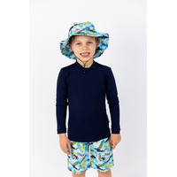 boy wearing the Surf Swim Hat
    		