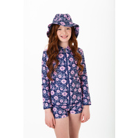 Pink Daisy Swim Hat (S ONLY)
    		