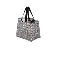 side view of Beach Bag Mamiko Black
    		