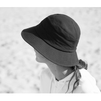 Ladies Black Golf Bucket Hat (Cancer Council)
    		