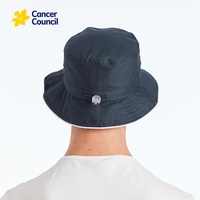 Mens Jester Grey Bucket Hat (Cancer Council)
    		