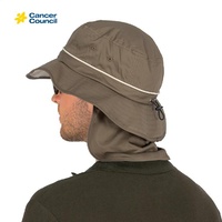 Mens Marvin Navy Bucket Hat (Cancer Council)
    		