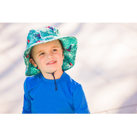 Long Sleeve Kids Sky Blue Rashie 
    		