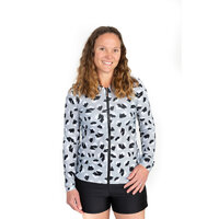 Ladies Long Sleeve Leopard Rashie
    		