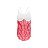 Girls Pinwheel Red Bathers (SIZES 3,4,5,6,7,14)
    		